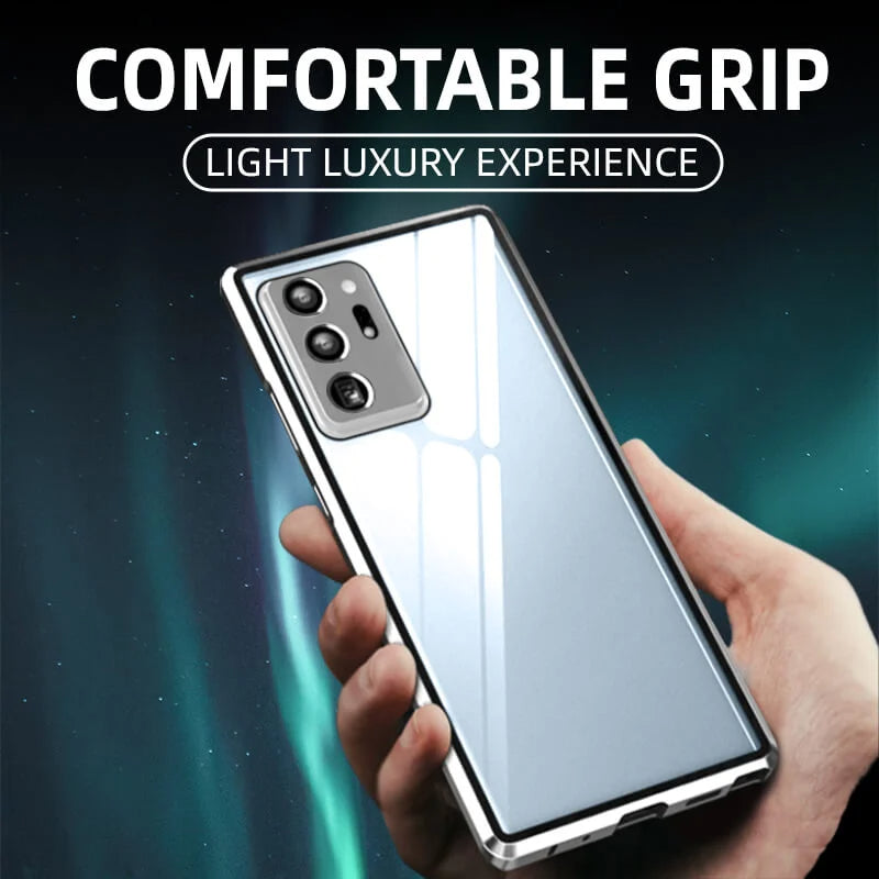 Magnetic Samsung Glass Case | Double-Sided Tempered Glass