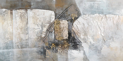 Contemporary Urban Abstract Wall Art Fine Art Canvas Prints Neutral Color Tones Pictures For Modern Apartment Living Room Home Office Art Decor | Home&so-Homeandso