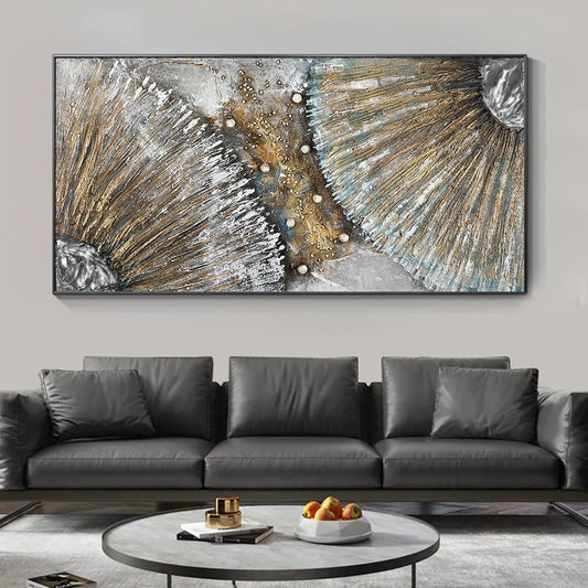 Contemporary Urban Abstract Wall Art Fine Art Canvas Prints Neutral Color Tones Pictures For Modern Apartment Living Room Home Office Art Decor | Home&so-Homeandso