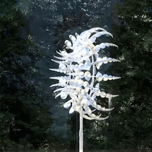 Metal wind chime for the garden