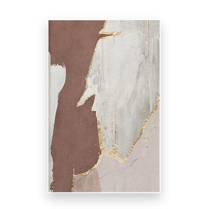 Green Brown Nordic Abstract Geomorphic Wall Art Fine Art Canvas Prints Pictures For Modern Apartment Living Room Home Office Art Decor | Home&so-Homeandso