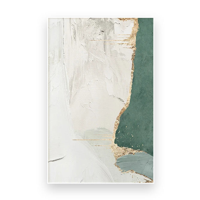 Green Brown Nordic Abstract Geomorphic Wall Art Fine Art Canvas Prints Pictures For Modern Apartment Living Room Home Office Art Decor | Home&so-Homeandso