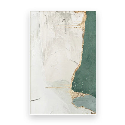 Green Brown Nordic Abstract Geomorphic Wall Art Fine Art Canvas Prints Pictures For Modern Apartment Living Room Home Office Art Decor | Home&so-Homeandso