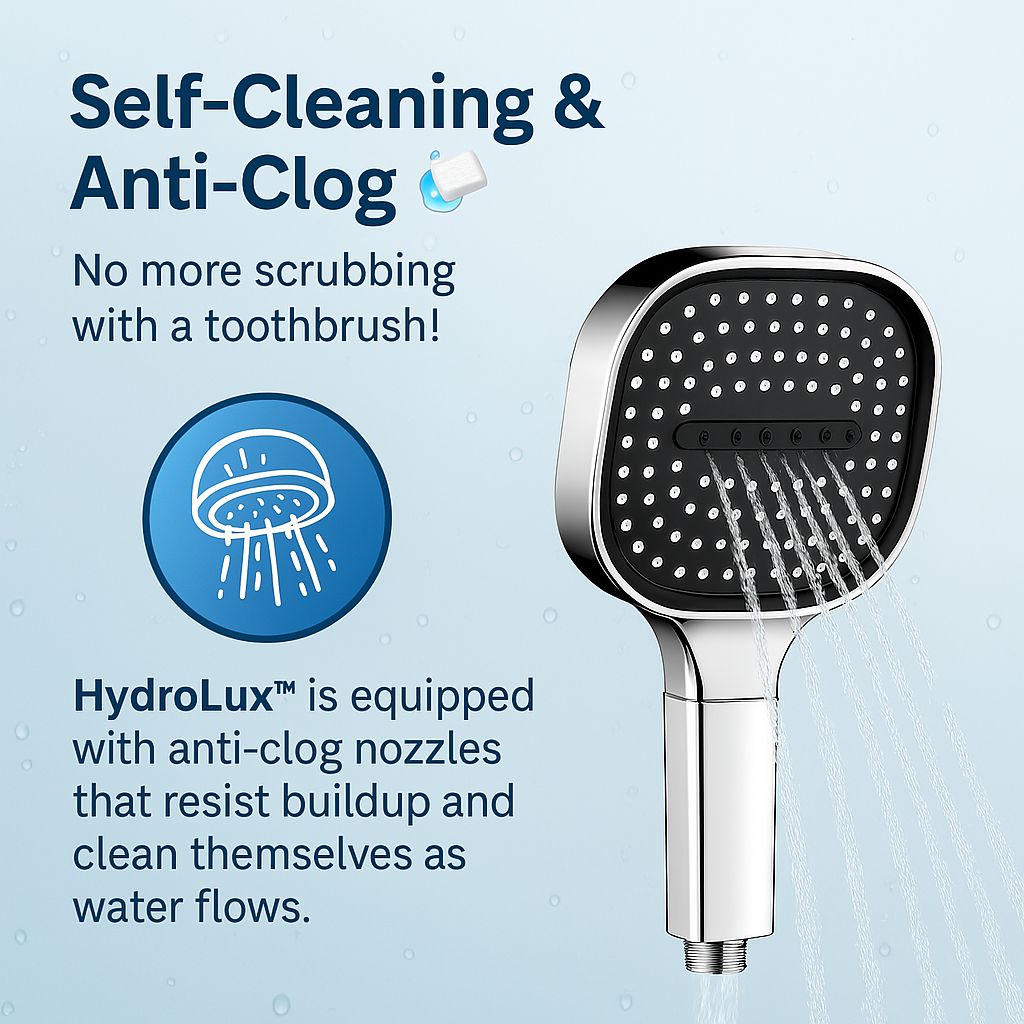High-pressure filtered showerhead with turbo boost and 3 spray modes