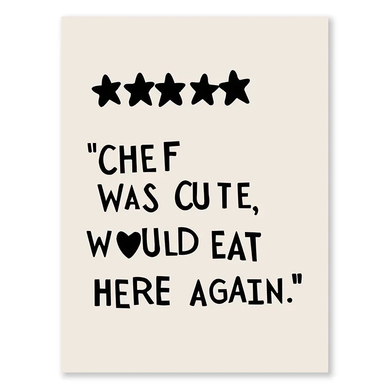 Kitchen Cooking Love Quotes Wall Art Fine Art Canvas Prints Minimalist Modern Typographic Posters Pictures For Kitchen Dining Room Cafe Art Decor | Home&so-Homeandso