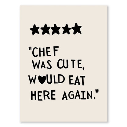 Kitchen Cooking Love Quotes Wall Art Fine Art Canvas Prints Minimalist Modern Typographic Posters Pictures For Kitchen Dining Room Cafe Art Decor | Home&so-Homeandso