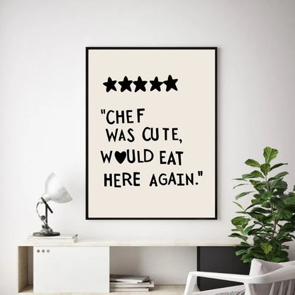 Kitchen Cooking Love Quotes Wall Art Fine Art Canvas Prints Minimalist Modern Typographic Posters Pictures For Kitchen Dining Room Cafe Art Decor | Home&so-Homeandso