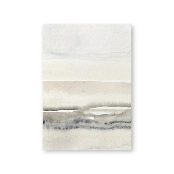 Minimalist Abstract Landscape Wall Art Fine Art Canvas Prints Beige Grey Pictures For Modern Living Room Bedroom Dining Room Scandinavian Home Decor | Home&so-Homeandso