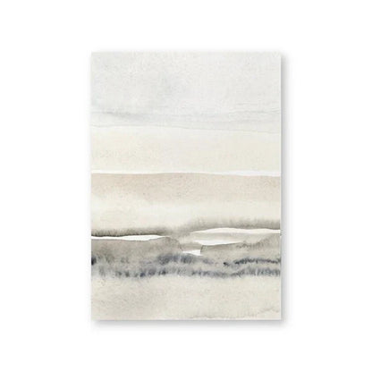 Minimalist Abstract Landscape Wall Art Fine Art Canvas Prints Beige Grey Pictures For Modern Living Room Bedroom Dining Room Scandinavian Home Decor | Home&so-Homeandso