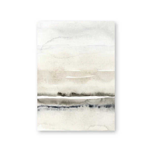 Minimalist Abstract Landscape Wall Art Fine Art Canvas Prints Beige Grey Pictures For Modern Living Room Bedroom Dining Room Scandinavian Home Decor | Home&so-Homeandso