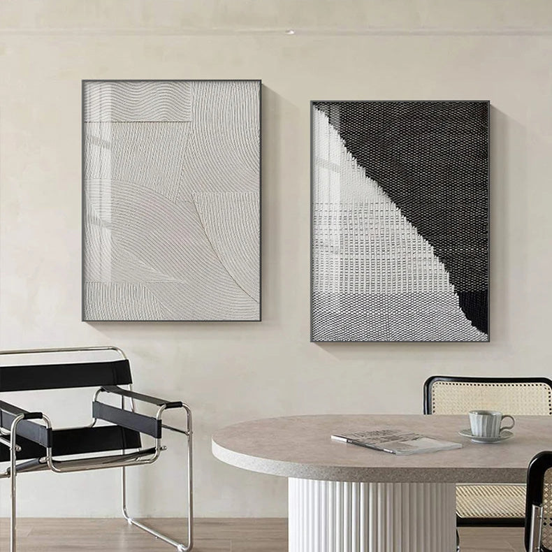 Minimalist Urban Textural Abstract Wall Art Fine Art Canvas Prints Neutral Colors Pictures For Modern Apartment Living Room Home Office Art Decor | Home&so-Homeandso