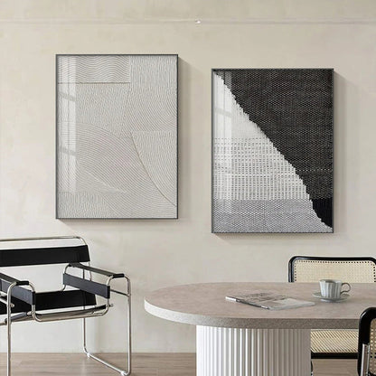 Minimalist Urban Textural Abstract Wall Art Fine Art Canvas Prints Neutral Colors Pictures For Modern Apartment Living Room Home Office Art Decor | Home&so-Homeandso