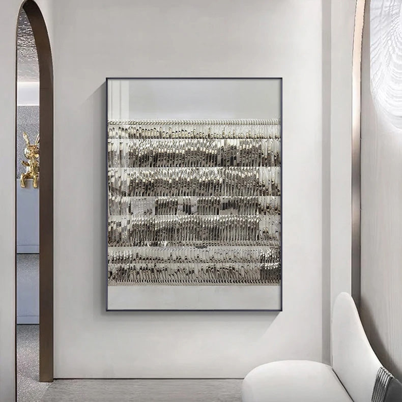 Minimalist Urban Textural Abstract Wall Art Fine Art Canvas Prints Neutral Colors Pictures For Modern Apartment Living Room Home Office Art Decor | Home&so-Homeandso
