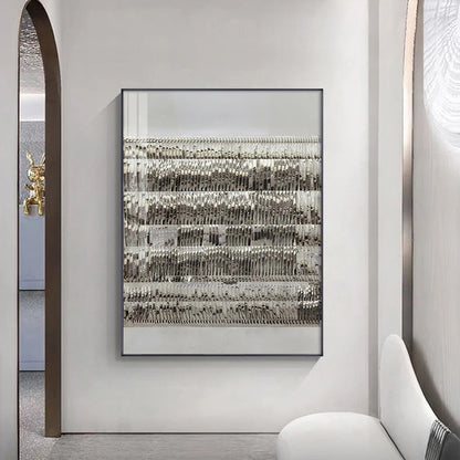Minimalist Urban Textural Abstract Wall Art Fine Art Canvas Prints Neutral Colors Pictures For Modern Apartment Living Room Home Office Art Decor | Home&so-Homeandso