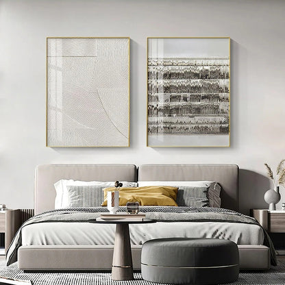 Minimalist Urban Textural Abstract Wall Art Fine Art Canvas Prints Neutral Colors Pictures For Modern Apartment Living Room Home Office Art Decor | Home&so-Homeandso