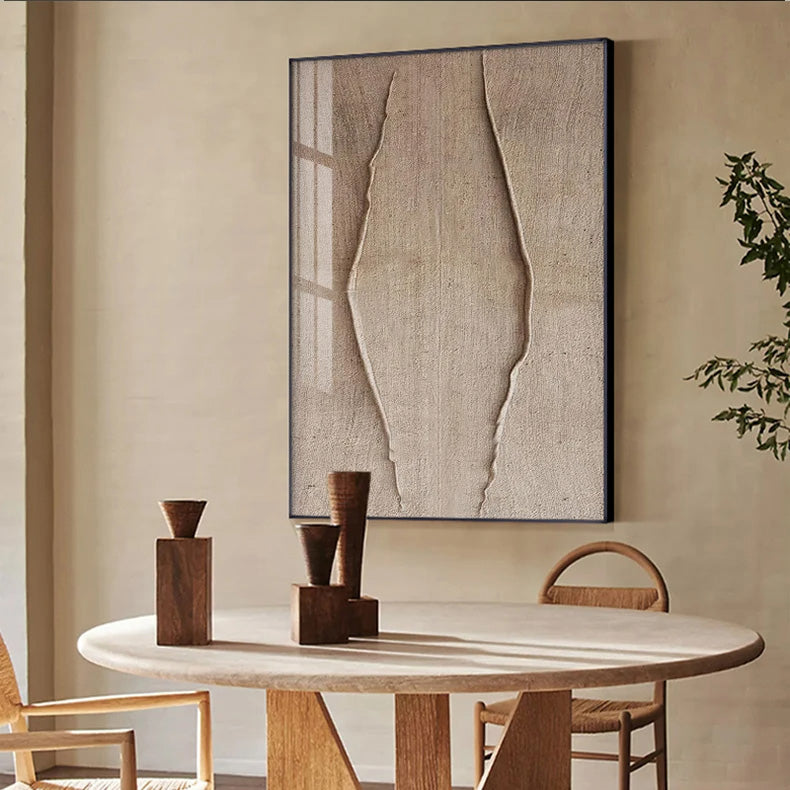 Minimalist Urban Textural Abstract Wall Art Fine Art Canvas Prints Neutral Colors Pictures For Modern Apartment Living Room Home Office Art Decor | Home&so-Homeandso