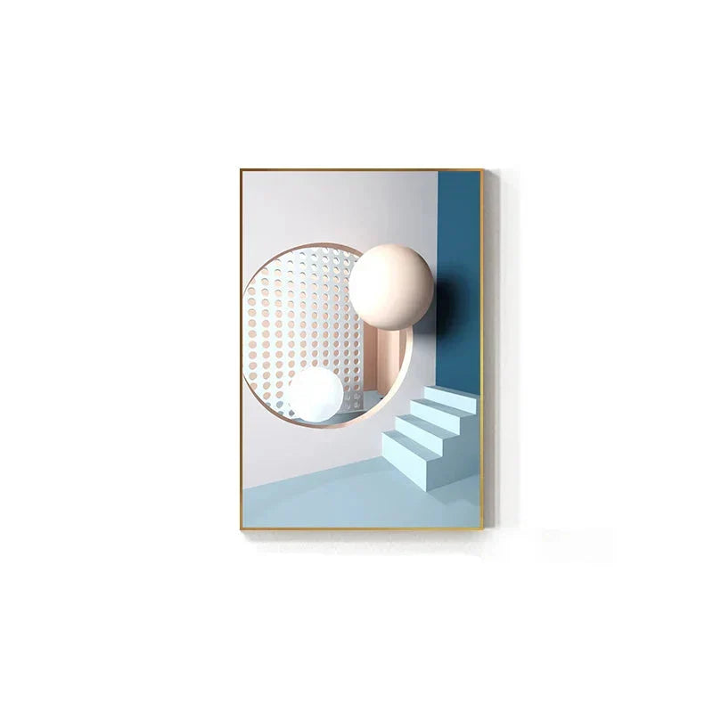 Modern Aesthetics Flowing 3d Design Wall Art Fine Art Canvas Prints Colorful Abstract Pictures For Living Room Bedroom Foyer Art For Contemporary Interiors | Home&so-Homeandso