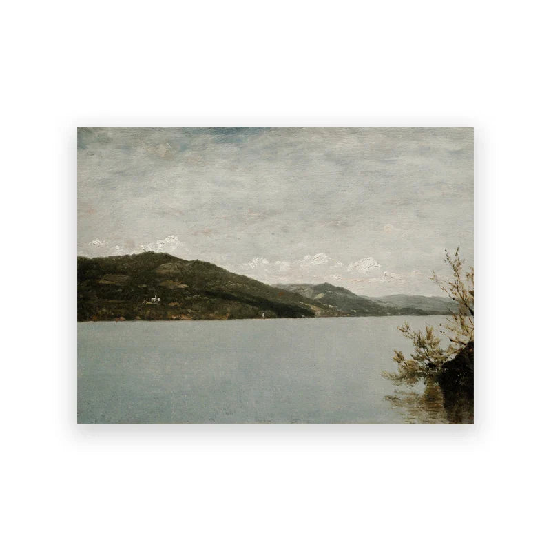 Rustic Vintage Landscape Oil Painting Mountain Forest Wall Art Fine Art Canvas Prints Gallery Wall Pictures For Living Room Dining Room Art Decoration | Home&so-Homeandso