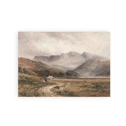 Rustic Vintage Landscape Oil Painting Mountain Forest Wall Art Fine Art Canvas Prints Gallery Wall Pictures For Living Room Dining Room Art Decoration | Home&so-Homeandso