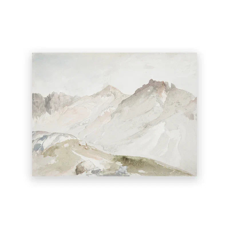 Rustic Vintage Landscape Oil Painting Mountain Forest Wall Art Fine Art Canvas Prints Gallery Wall Pictures For Living Room Dining Room Art Decoration | Home&so-Homeandso