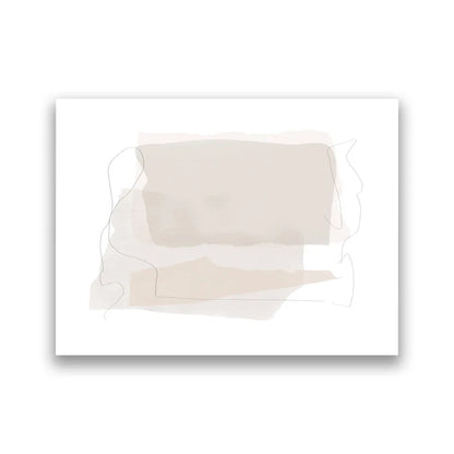 Shades Of Beige Abstract Line Art Wall Art Fine Art Canvas Prints Minimalist Pictures For Modern Apartment Living Room Art For Contemporary Interiors | Home&so-Homeandso
