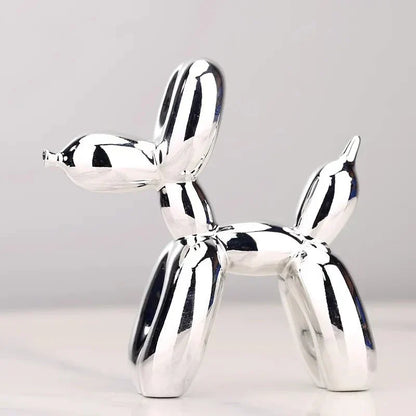 Balloon Dog Sculpture | Shiny Resin Decoration | Multiple Colors