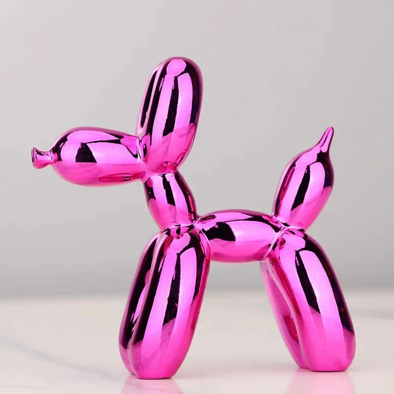 Balloon Dog Sculpture | Shiny Resin Decoration | Multiple Colors