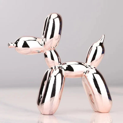 Balloon Dog Sculpture | Shiny Resin Decoration | Multiple Colors