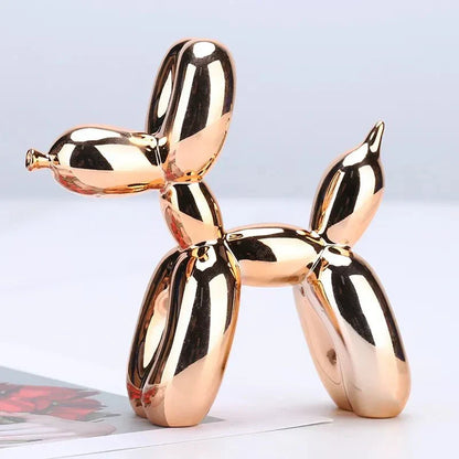 Balloon Dog Sculpture | Shiny Resin Decoration | Multiple Colors