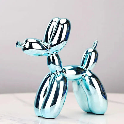 Balloon Dog Sculpture | Shiny Resin Decoration | Multiple Colors