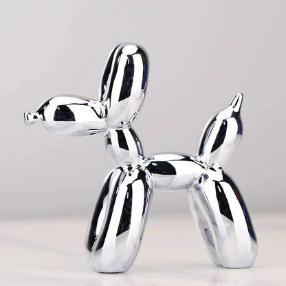 Balloon Dog Sculpture | Shiny Resin Decoration | Multiple Colors