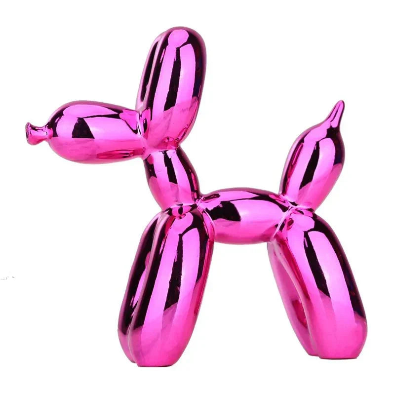 Balloon Dog Sculpture | Shiny Resin Decoration | Multiple Colors
