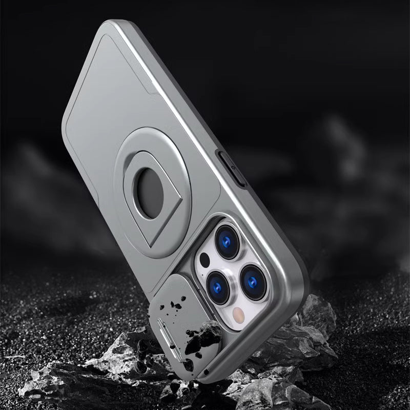 Shock-resistant phone case | Integrated stand and magnetic protection