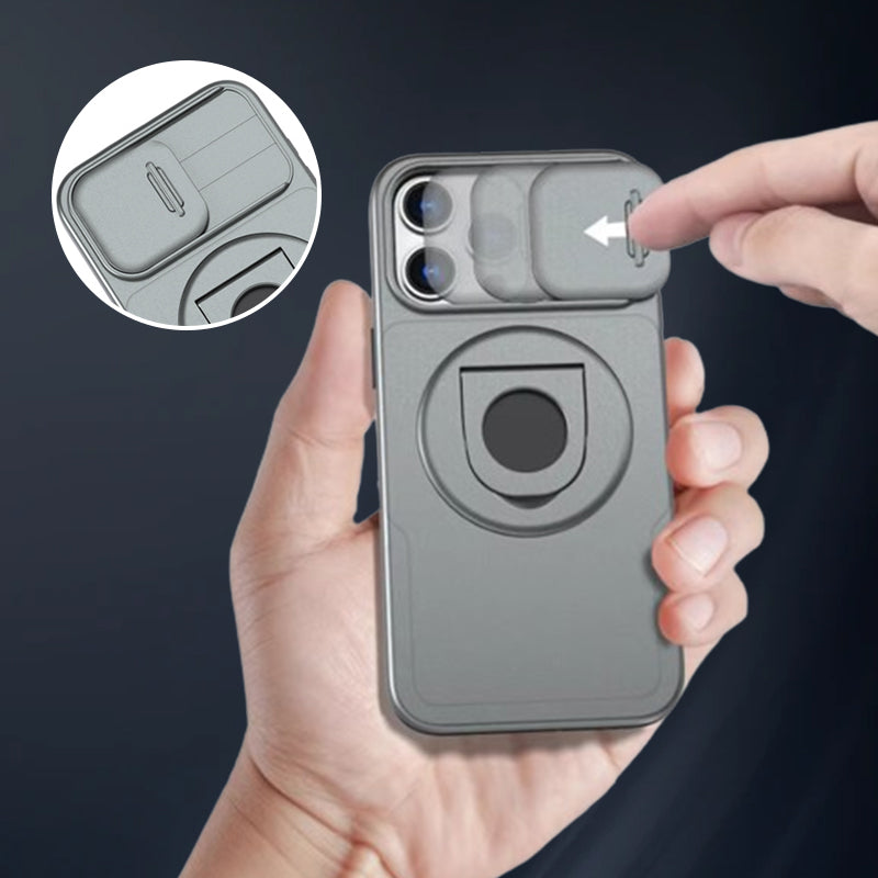 Shock-resistant phone case | Integrated stand and magnetic protection