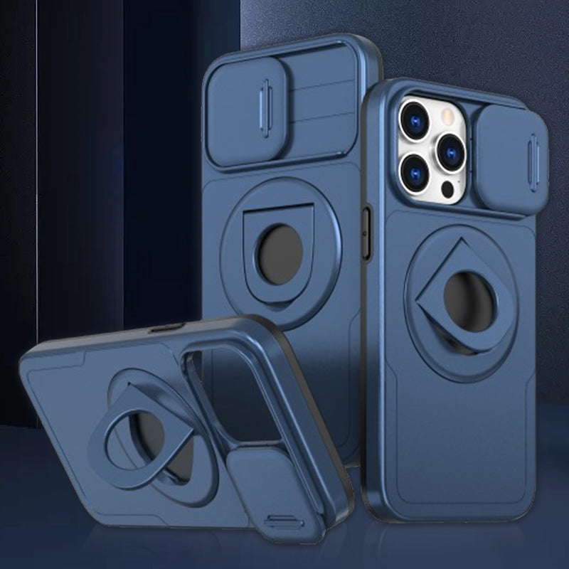 Shock-resistant phone case | Integrated stand and magnetic protection