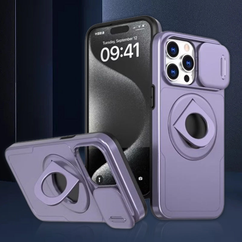 Shock-resistant phone case | Integrated stand and magnetic protection
