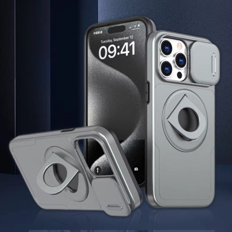 Shock-resistant phone case | Integrated stand and magnetic protection