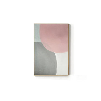 Subtle Shades Of Pink & Blue Watercolor Abstract Wall Art Fine Art Canvas Prints For Modern Apartment Living Room Bedroom Art For Contemporary Interiors | Home&so-Homeandso