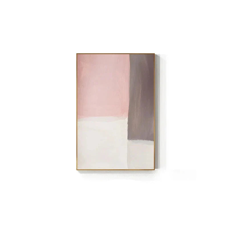 Subtle Shades Of Pink & Blue Watercolor Abstract Wall Art Fine Art Canvas Prints For Modern Apartment Living Room Bedroom Art For Contemporary Interiors | Home&so-Homeandso
