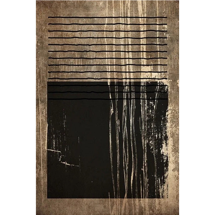 Urban Vintage Golden Brown Black Abstract Wall Art Fine Art Canvas Prints Pictures For Modern Apartment Living Room Dining Room Home Office Decor | Home&so-Homeandso