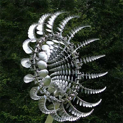 Metal wind chime for the garden